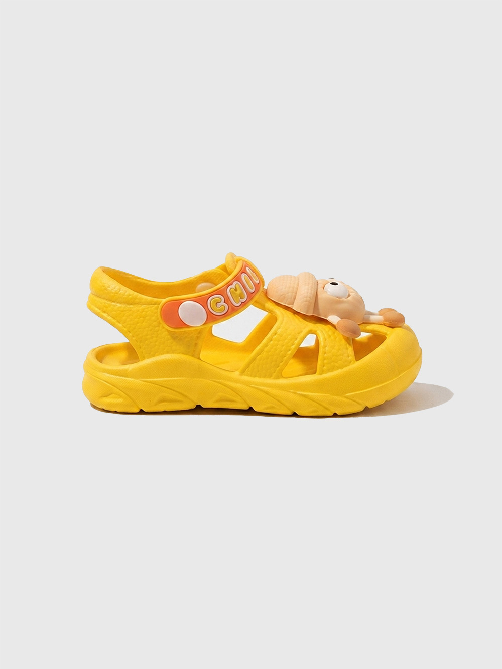 KiddoBounce Rice Hat EVA Clogs Yellow - B99